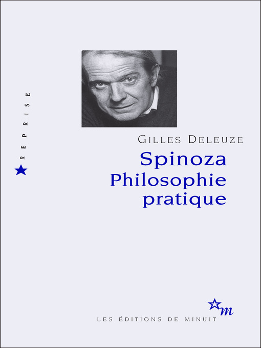 Cover image for Spinoza--Philosophie pratique